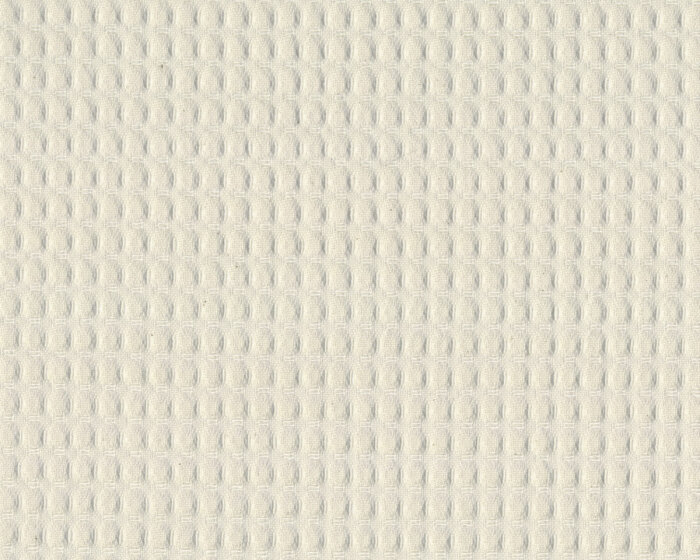 Waffelpique PETIT aus Baumwolle, creme, Leitner Leinen