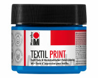 Stoff-Druckfarbe TEXTIL PRINT, Marabu primärcyanblau