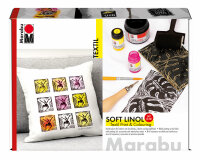 Set Stoffdruck Textil SOFT LINOL, Marabu