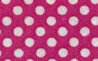 Baumwoll-Schrägband mit Punkten 18 mm pink-weiß