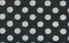 Baumwoll-Schrägband mit Punkten 18 mm schwarz-weiß