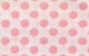 Baumwoll-Schrägband mit Punkten 30 mm weiß-rosa