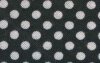Baumwoll-Schrägband mit Punkten 30 mm schwarz-weiß
