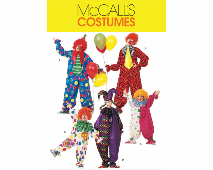 McCALL´s Kinder-Schnittmuster Kostüm CLOWN