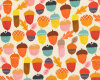 Patchworkstoff FALL HARVEST, Eicheln, orange, Alexander Henry