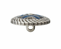 Metallknopf ARKO mit Bogen-Muster, Union Knopf 15 mm