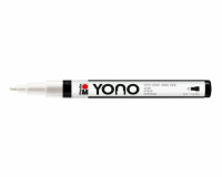 Acrylmarker YONO mit feiner Rundspitze, Marabu weiß