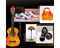 Acrylmarker YONO mit Rundspitze, Neon, Marabu neon-orange