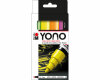 4er Set Acrylmarker YONO mit Rundspitze, Neon, Marabu