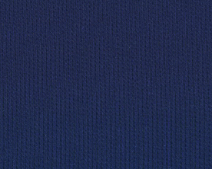 45 cm Reststück Organic-Baumwolljersey SOLID RIBBING, dunkelblau, Bloome Copenhagen