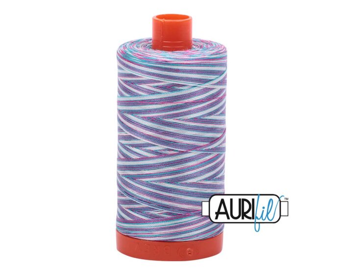 Quiltgarn AURIFIL 50wt aus Baumwolle, multicolor, 1300 m 4647