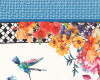 90-cm-Panel Patchworkstoff HUMMINGBIRD LANE, Blumen und Kolibris, In The Beginning