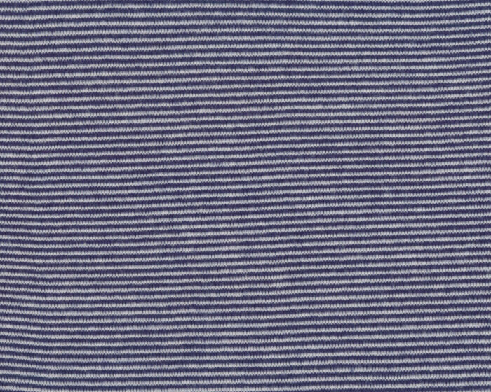 Bündchen-Stoff STELLA, Ringelstreifen, dunkelblau-weiß