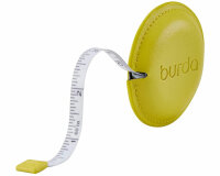 Rollmaßband aus veganem Leder, burda gelb