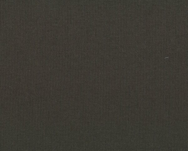 85 cm Reststück MIT FEHLER Feiner italienischer Rippen-Baumwoll-Jersey BRUGNOLI DIGITAL, dunkles olivegrau