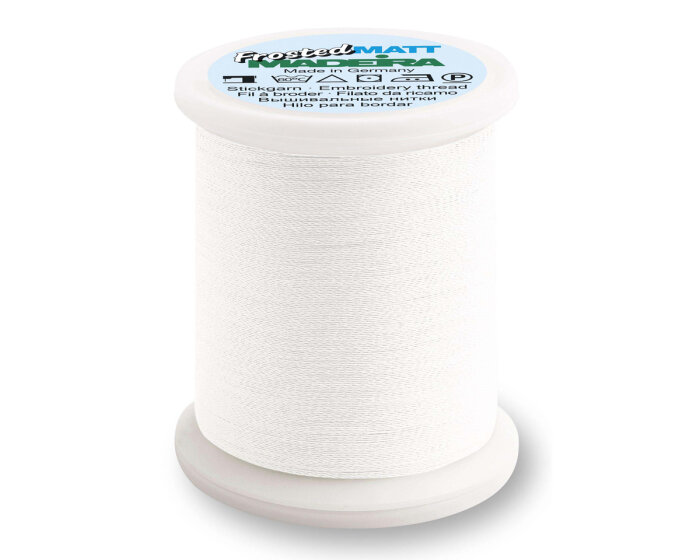 Maschinenstickgarn FROSTED MATT, Madeira natural white