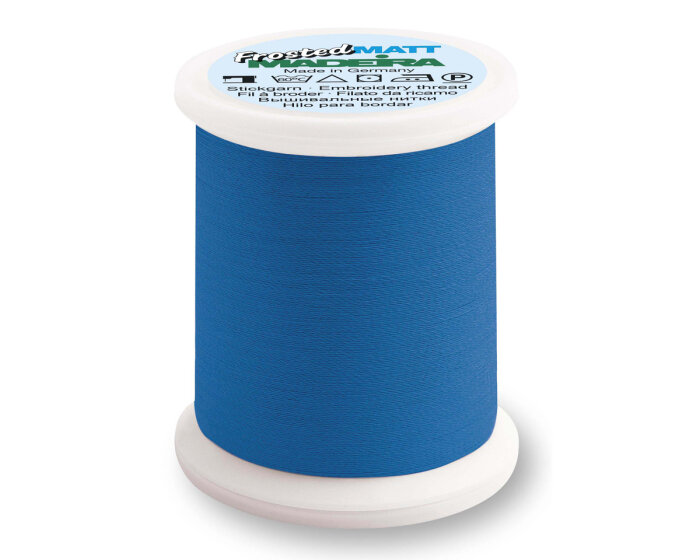 Maschinenstickgarn FROSTED MATT, Madeira royal blue