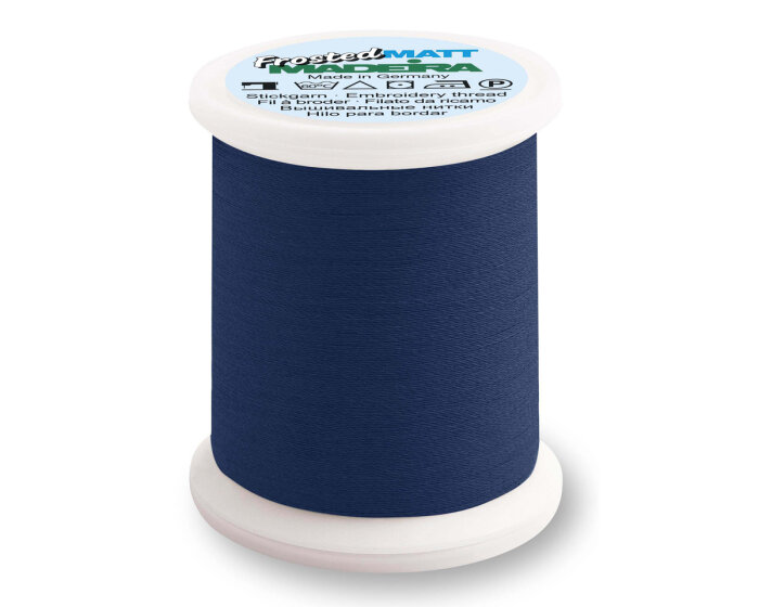 Maschinenstickgarn FROSTED MATT, Madeira midnight blue