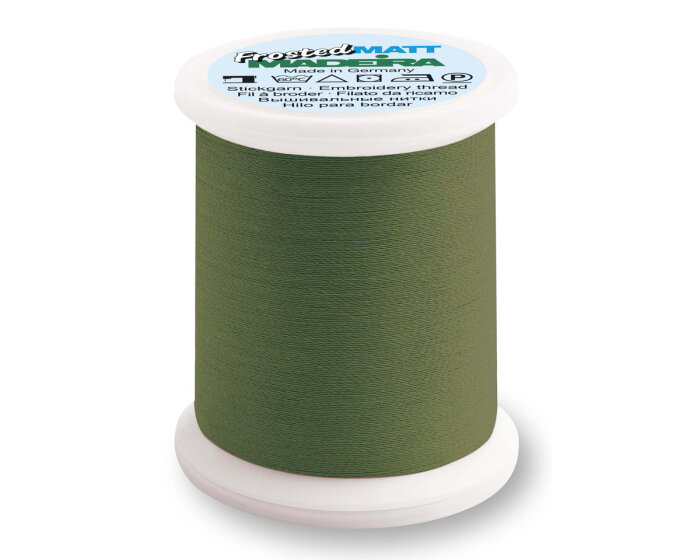 Maschinenstickgarn FROSTED MATT, Madeira khaki