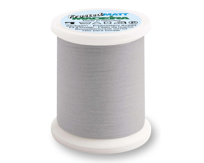 Maschinenstickgarn FROSTED MATT, Madeira titanium