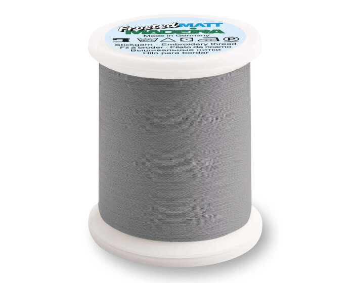 Maschinenstickgarn FROSTED MATT, Madeira carbon