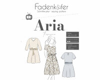 Damen-Schnittmuster Kleid ARIA, fadenkäfer