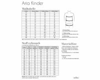 Kinder-Schnittmuster Kleid ARIA, fadenkäfer