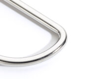 D-Ringe HALBRUNDRINGE, silber, Prym 25 mm