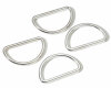 D-Ringe HALBRUNDRINGE, silber, Prym 25 mm