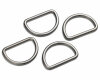 D-Ringe HALBRUNDRINGE, gunmetall, Prym