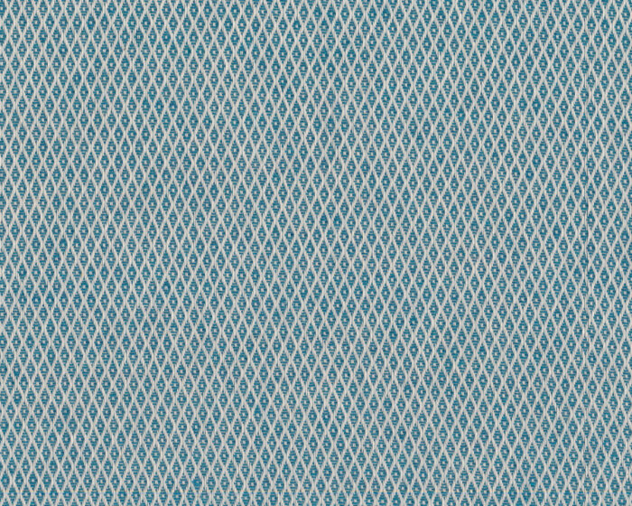 Jacquard-Baumwollstoff GALIA NATURE DYLAN, Rauten, blau