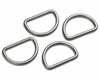 D-Ringe HALBRUNDRINGE, gunmetall, Prym 40 mm