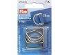 D-Ringe HALBRUNDRINGE, gunmetall, Prym 40 mm