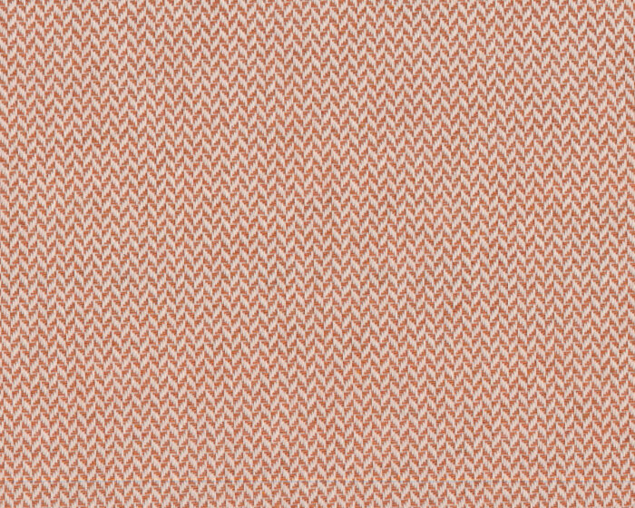 Jacquard-Baumwollstoff GALIA NATURE ANISTON, Fischgrat, terracotta