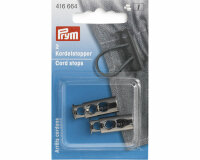 2-Loch-Kordelstopper aus Metall, 2 Stück, gunmetall, Prym