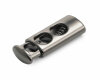 2-Loch-Kordelstopper aus Metall, 2 Stück, gunmetall, Prym
