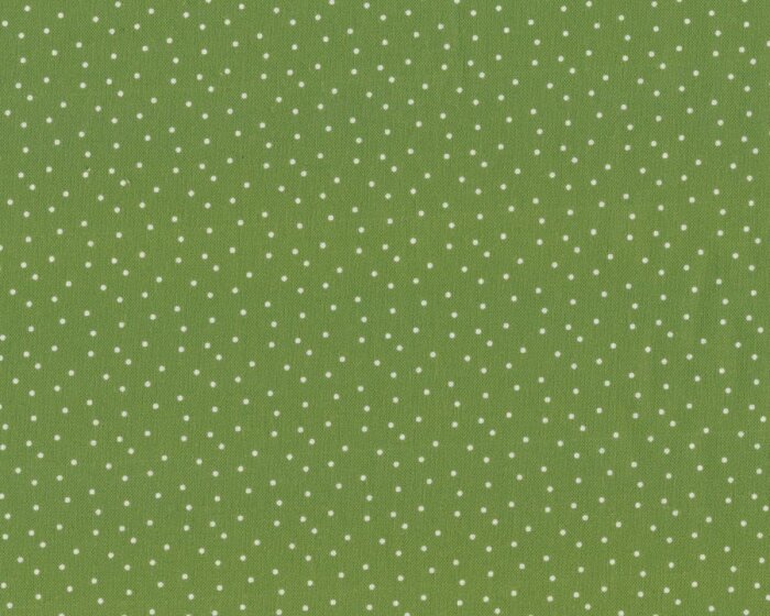 Baumwollstoff TUPFEN, olivegrün, Acufactum