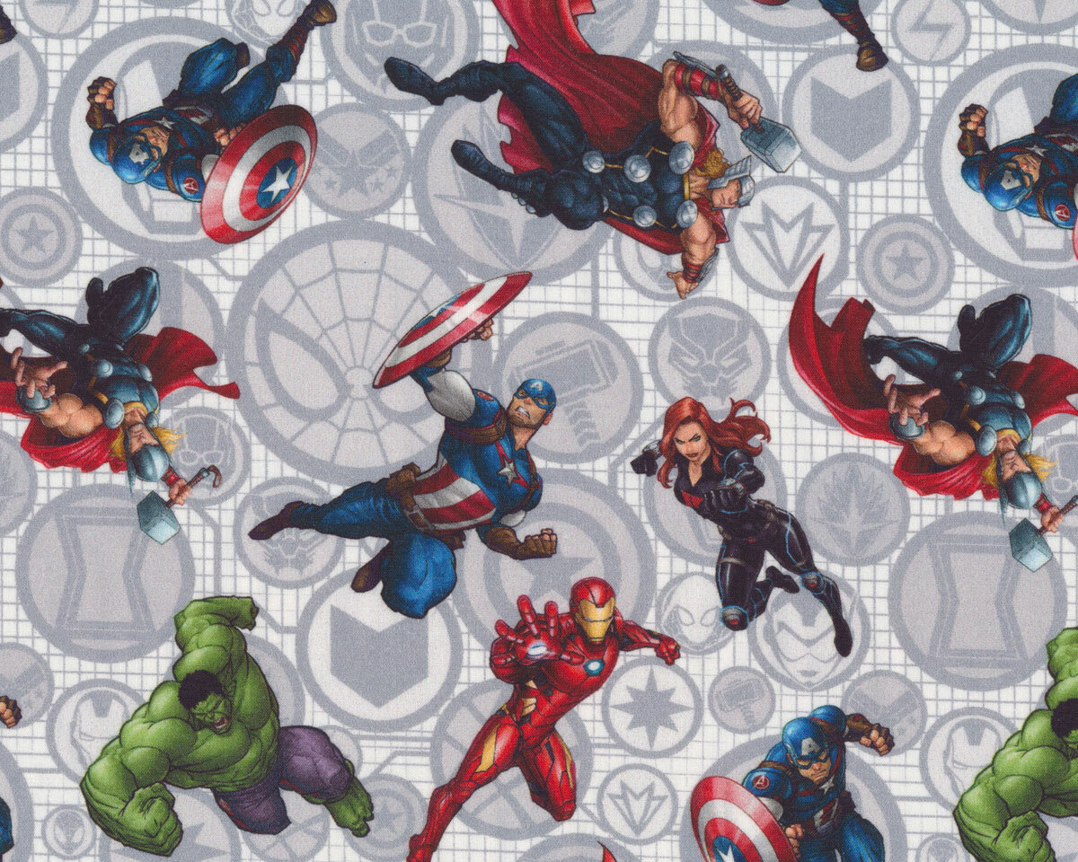Avenger Discount Avengers Stoffe Baumwollstoff MARVELMANIA