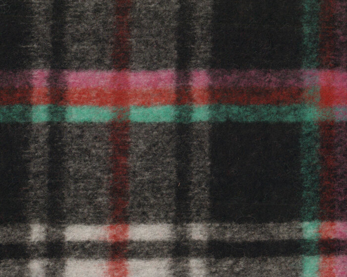 Strickwalk ADAM, Karomuster, schwarz-pink, Hilco