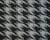 Jacquard-Strickstoff aus Wolle VITUS, Hahnentritt, schwarz, Hilco