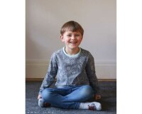 Baumwolljersey FORREST ANIMAL, Waldtiere, rostrot, Hilco