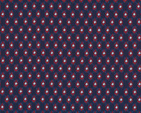 Viskosetwillstoff TUVA, Mini-Rauten, dunkelblau-rot, Hilco