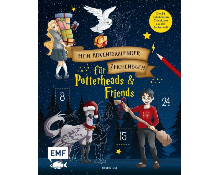Mein Adventskalender-Zeichenbuch für Potterheads & Friends, EMF