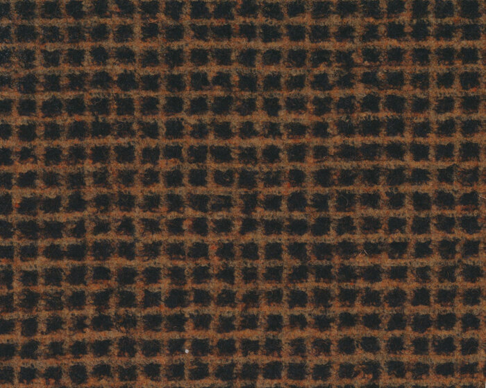 Flanellstoff mit Wolle ARVID, Kästchen-Karo, braun, Hilco