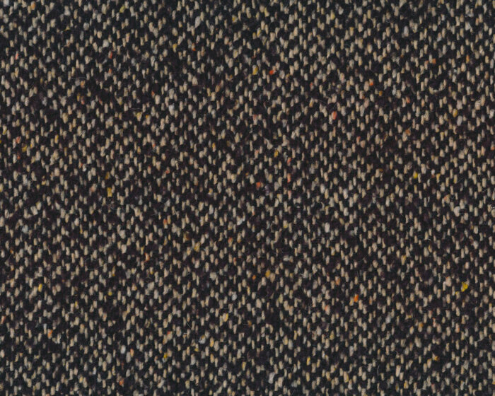 Boucléwollstoff FJELLA, falsches Fischgrat, dunkelblau, Hilco