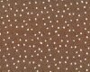Sweatstoff WOOD KNIT, Strick-Punkte, braun, Hilco
