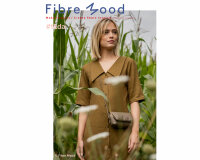 Viskosestoff JACQUARD mit Stretch, olivbraun, Fibre Mood