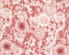 Baumwollstoff Double Gauze GARDEN MARIE, Sommerblumen, lachsrosa, Hilco