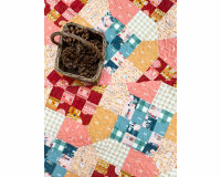 Popeline-Patchworkstoff PLAID OF MY DREAMS, kariert, gelb, Art Gallery