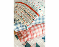 Popeline-Patchworkstoff PLAID OF MY DREAMS, kariert, beige, Art Gallery